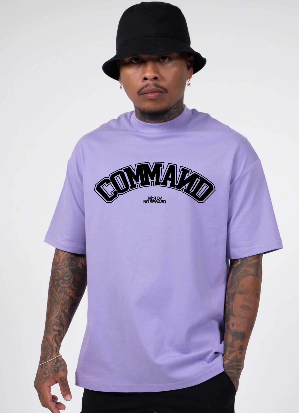 PURPLE OVERSIZED VALOR COLLEGE T-SHIRT
