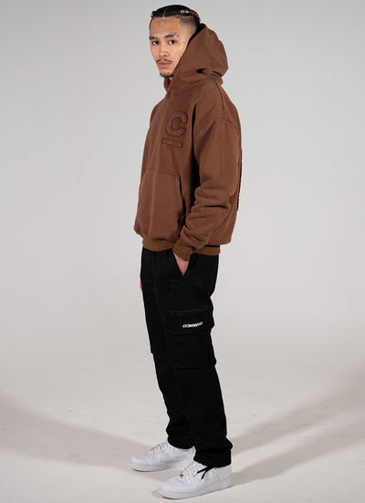 BLACK OVERSIZED CARGO PANTS