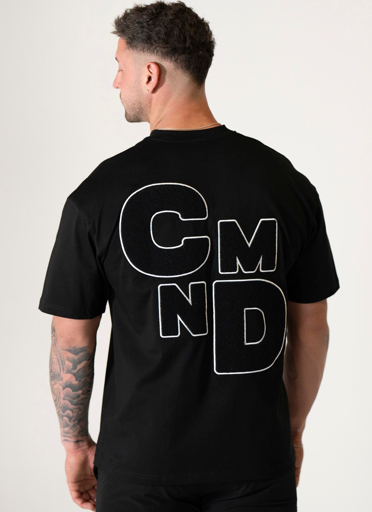 BLACK OVERSIZED PLAYSCHOOL T-SHIRT