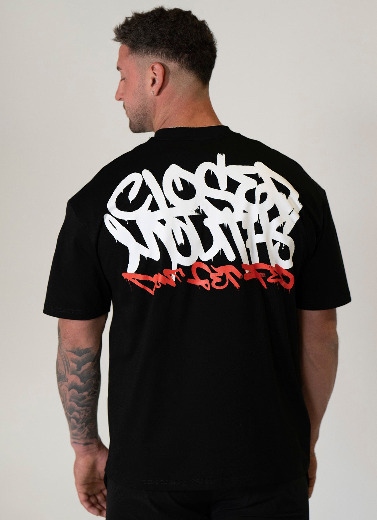 BLACK/RED OVERSIZED STREETCODE VOL.1 T-SHIRT