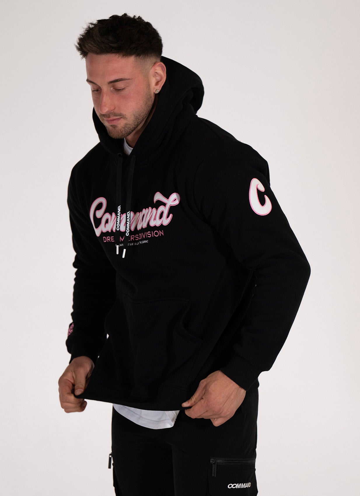 BLACK/PINK DREAMERS DIVISION HOODIE