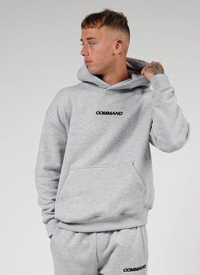 GREY OVERSIZED COMFORT HOODIE