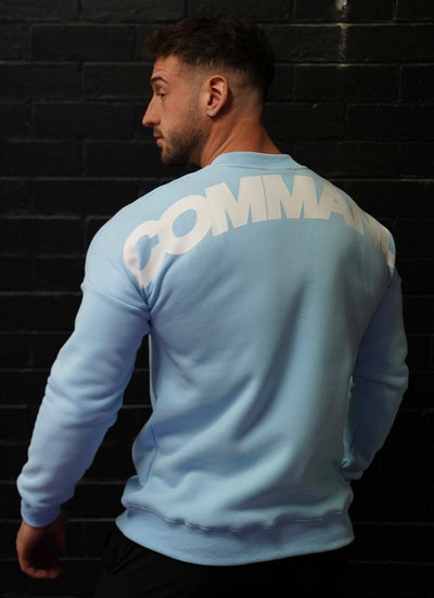 BABY BLUE AMPLE CREWNECK