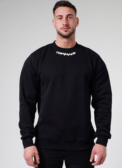 BLACK INSIGNIA CREWNECK
