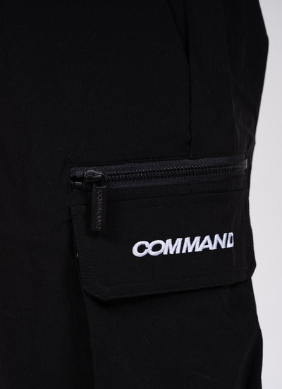 BLACK CARGO PANTS