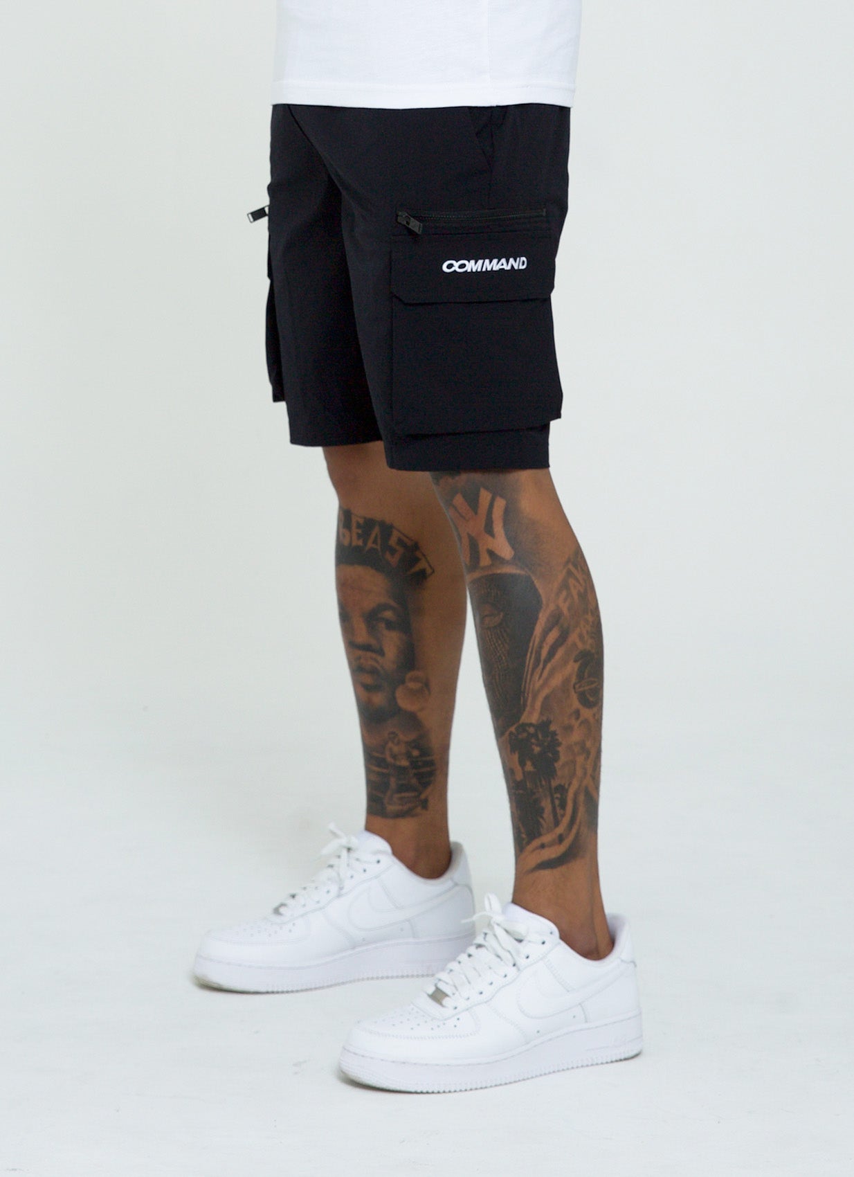 Black Cargo Short