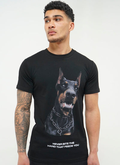 BLACK NEVER BITE T-SHIRT