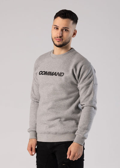 GREY AMPLE CREWNECK