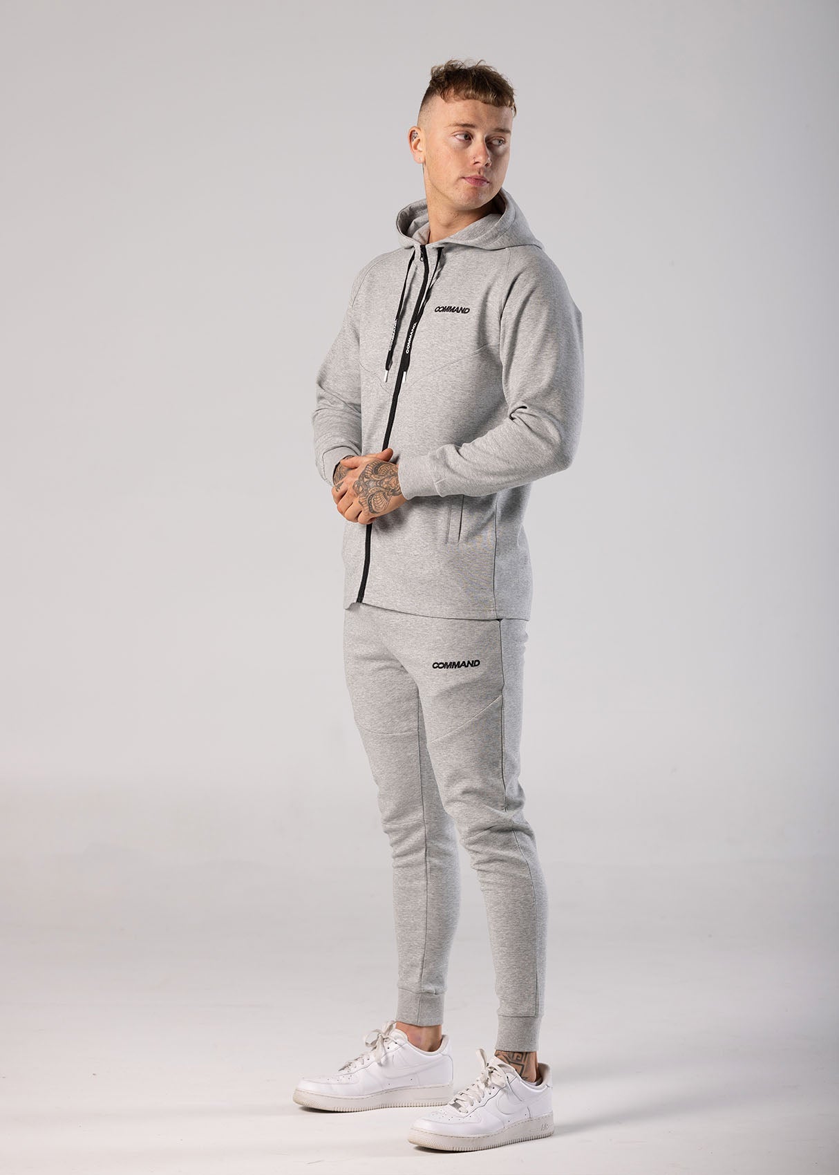 GREY DAILY ZIP JACKET