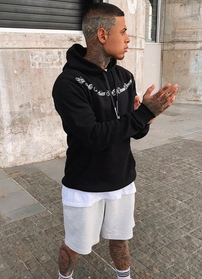 BLACK THE LAW HOODIE