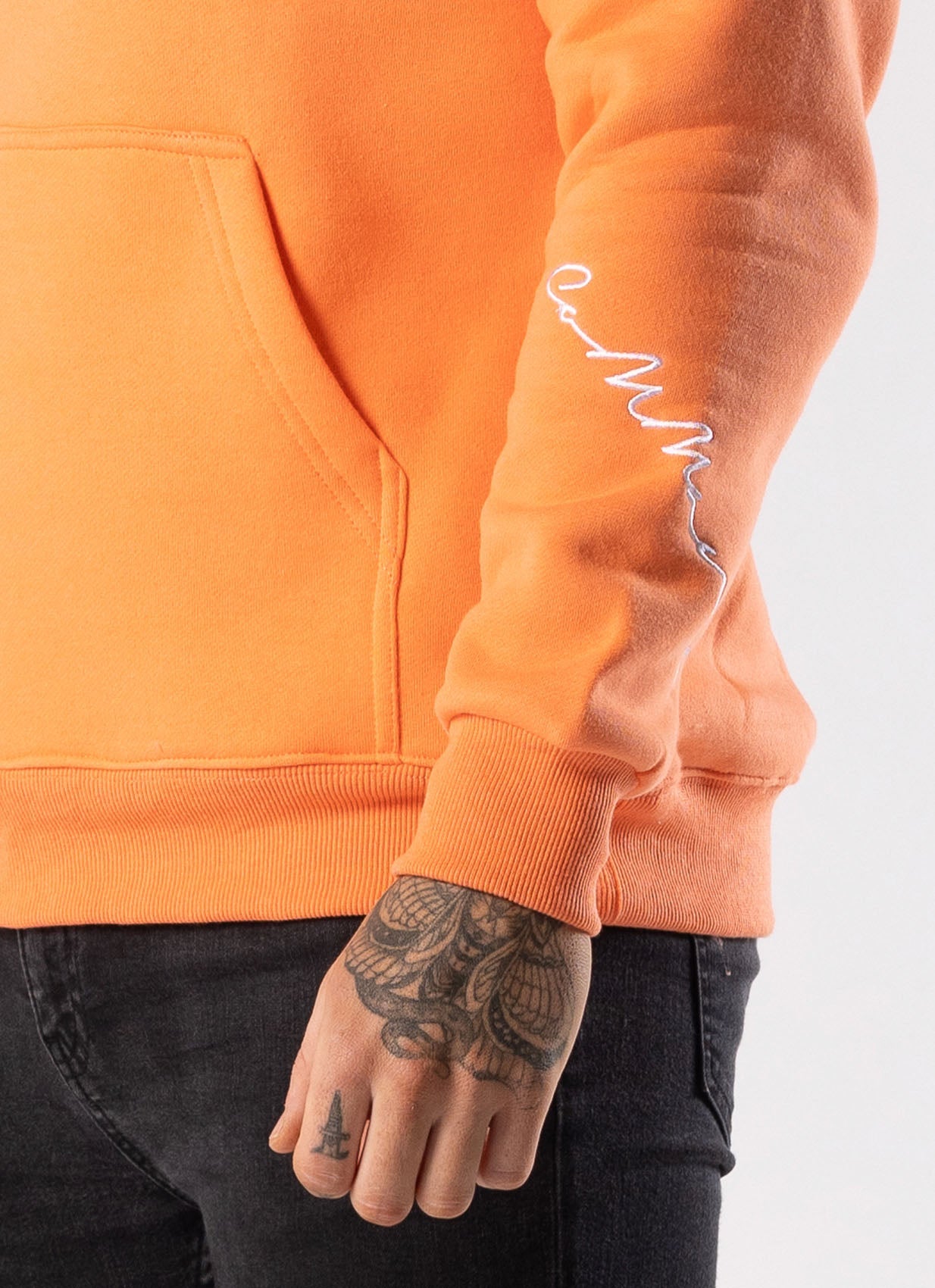 PEACH CURSIVE HOODIE