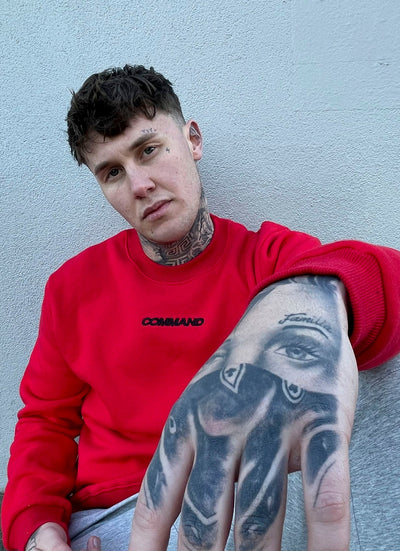 RED BOX CREWNECK