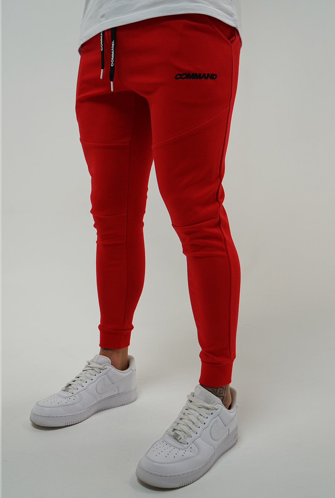 RED DAILY TRACK PANTS