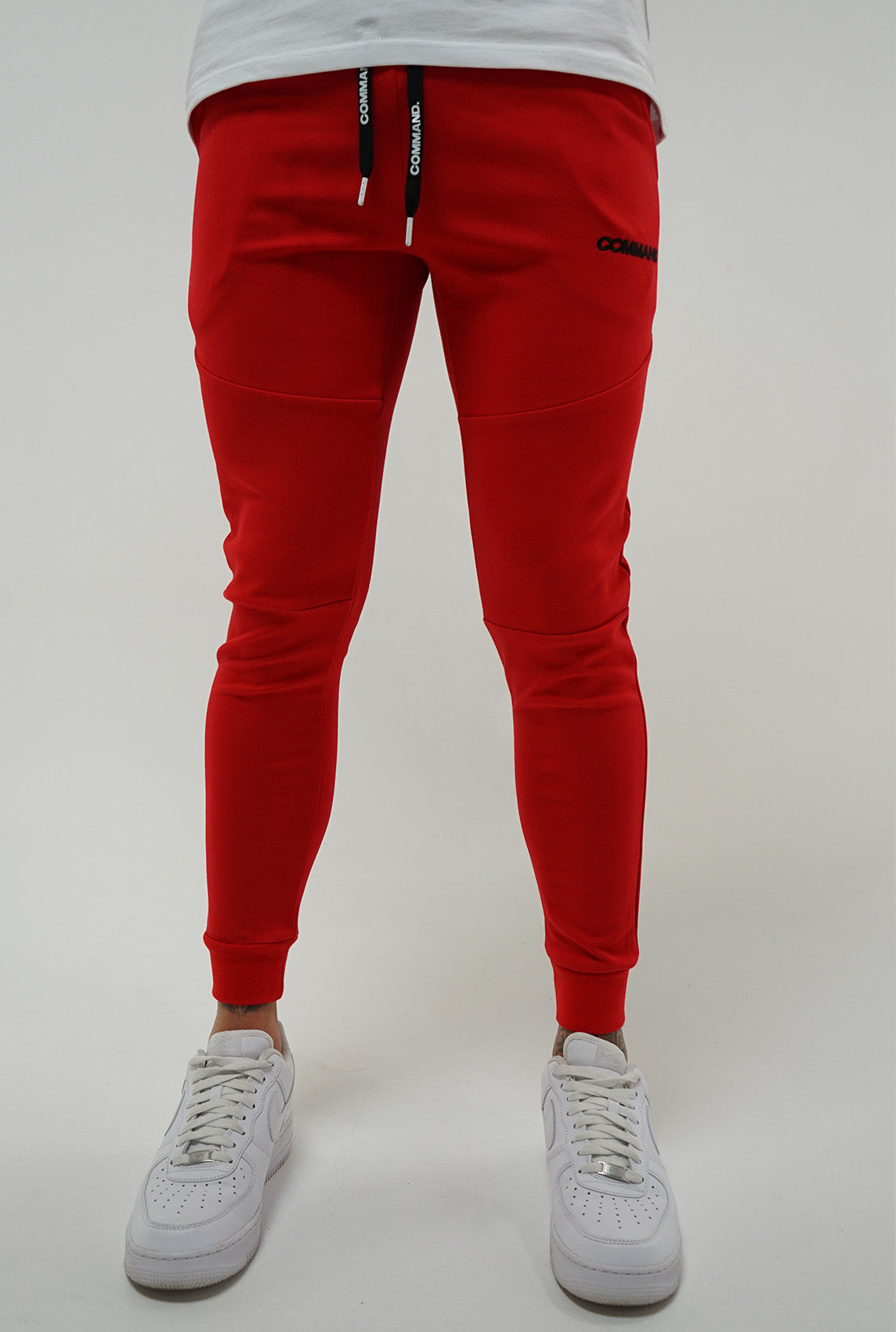 RED DAILY TRACK PANTS