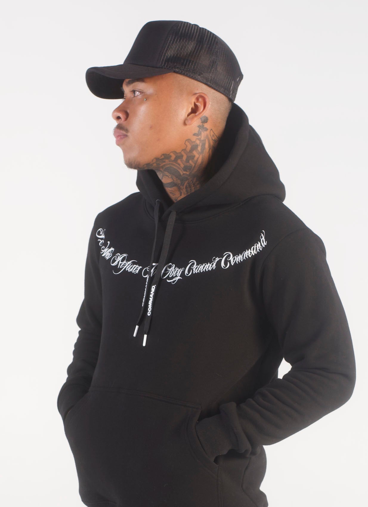 BLACK THE LAW HOODIE