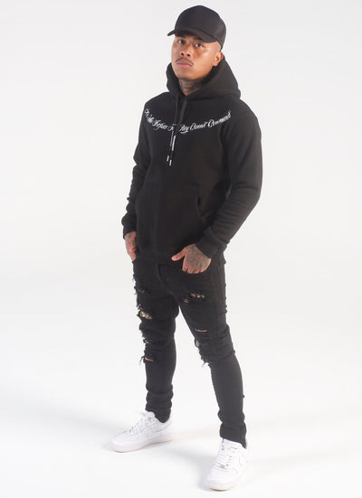 BLACK THE LAW HOODIE