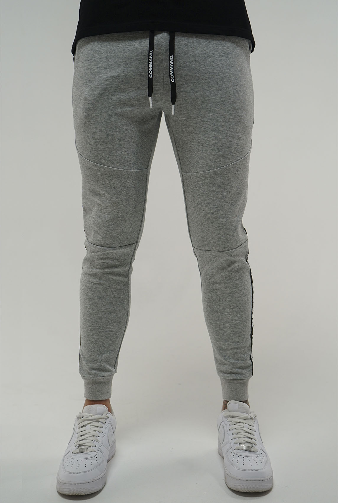 GREY TAPE DAILY TRACK PANTS