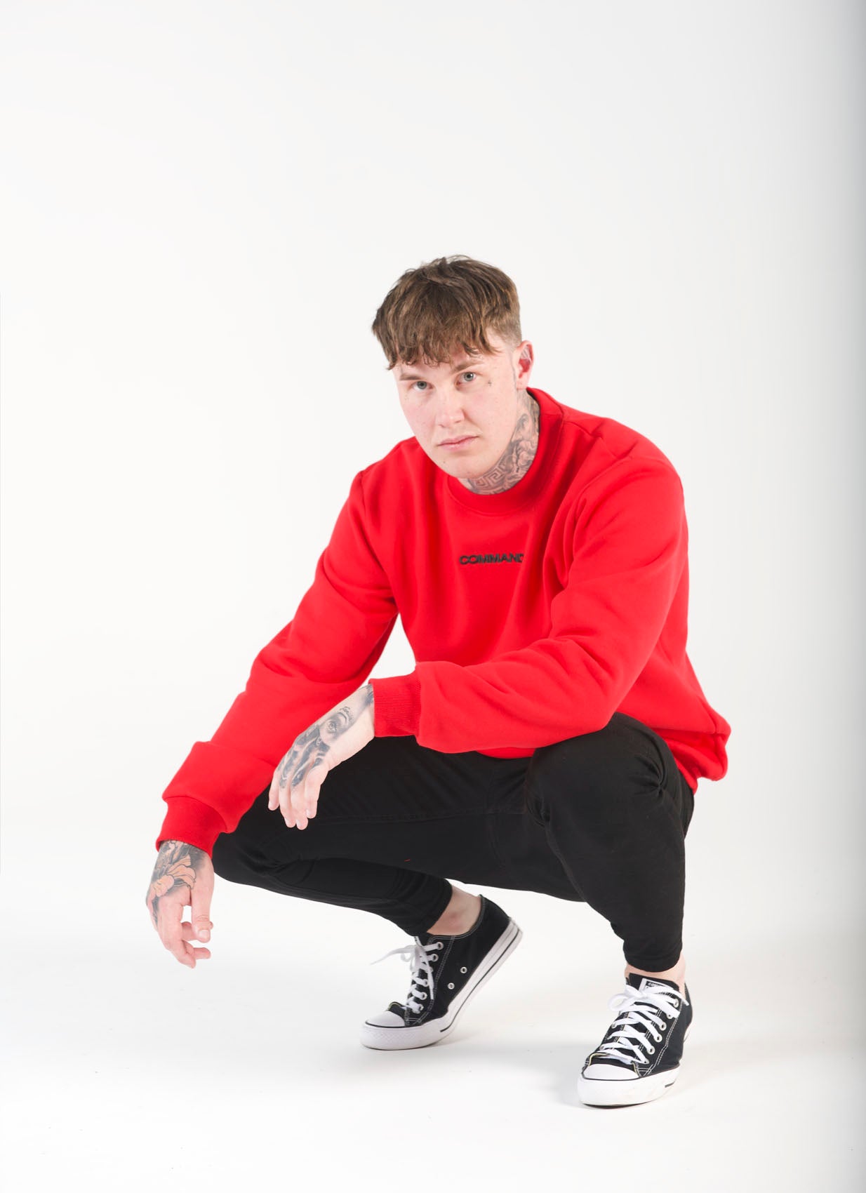 RED BOX CREWNECK